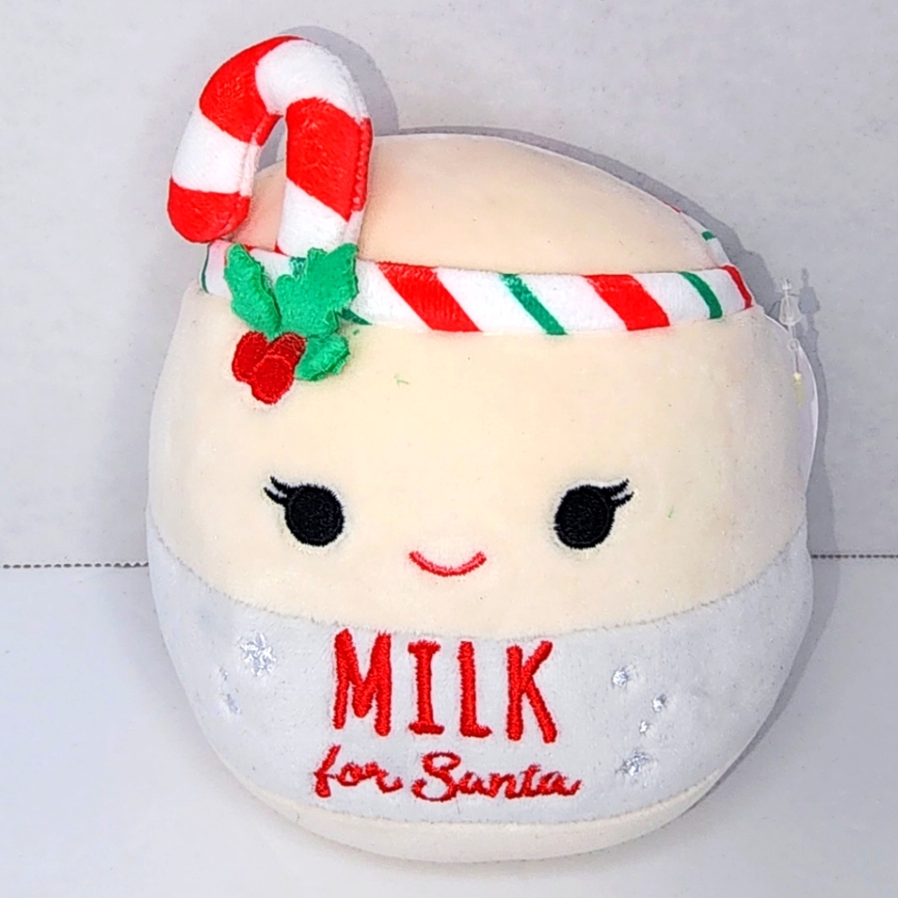 ARLENE 🥛 Milk For Santa w Candy Cane Christmas 2023 Original Squishmallow ☆ NWT